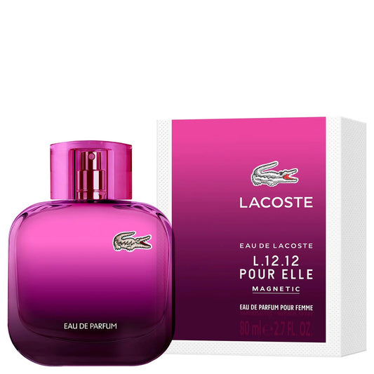 Lacoste L.12.12 Magnetic Eau de Parfum for Women 80ML – Bold & Elegant Scent