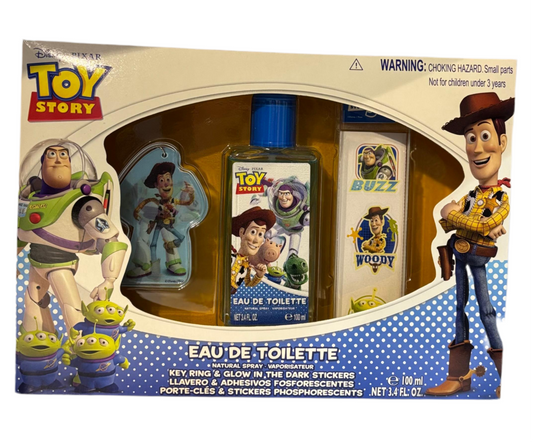 Toy Story Eau de Toilette 100ML + Key, Ring and Glow In The Dark Stickers